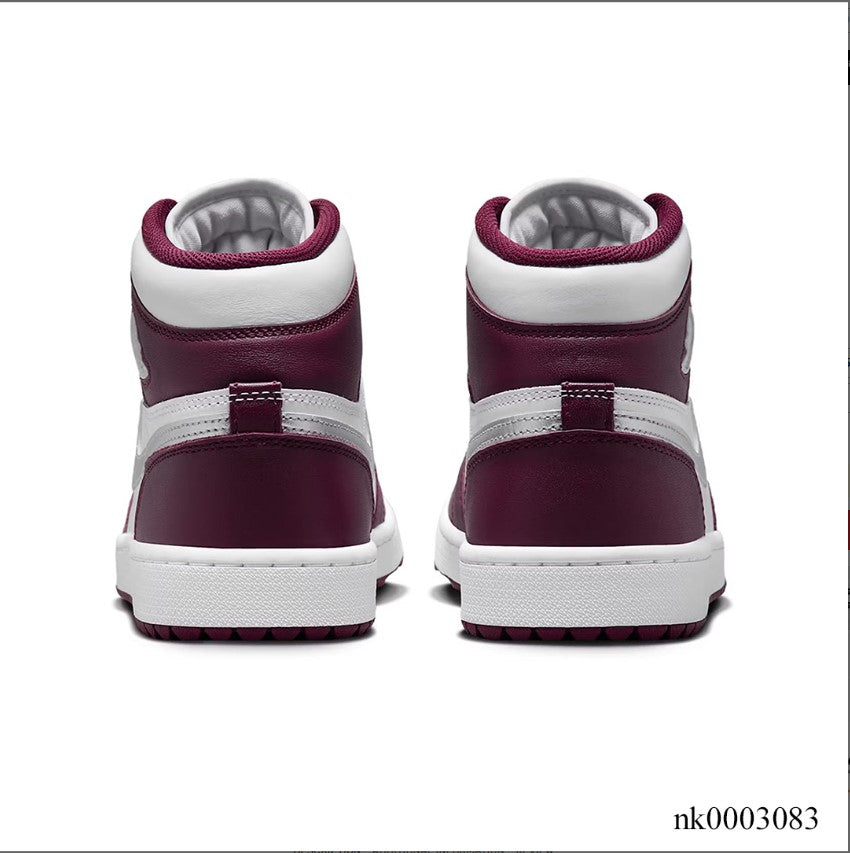 Air Jordan 1 Retro High Golf Bordeaux Shoes Sneakers