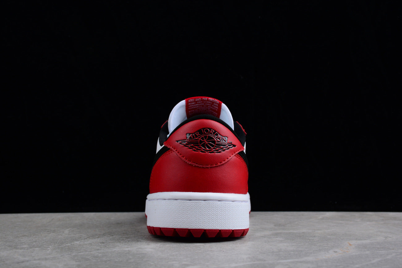 Air Jordan 1 Low White Black Red