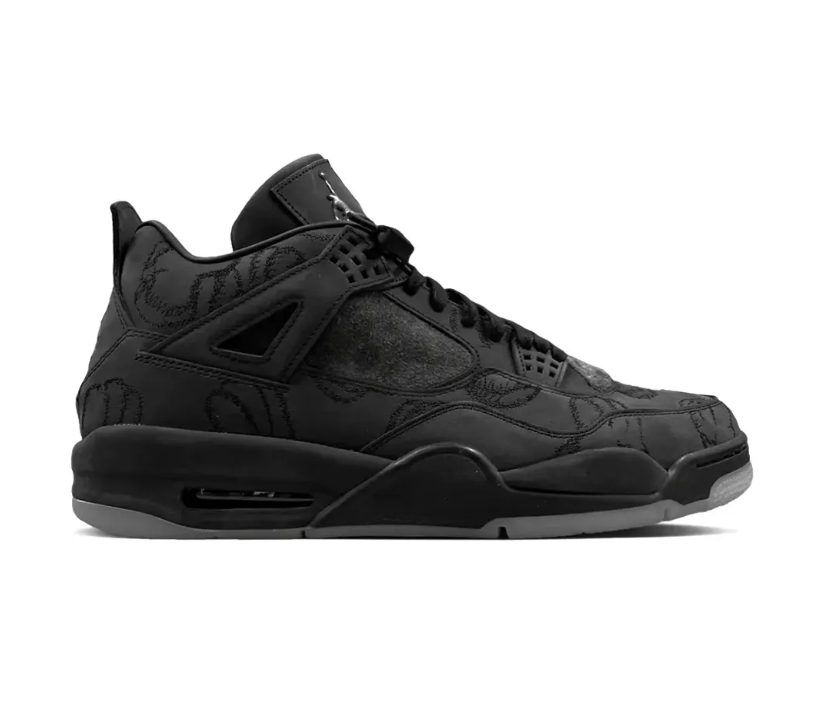 KAWS x AJ 4 Black Shoes Sneakers