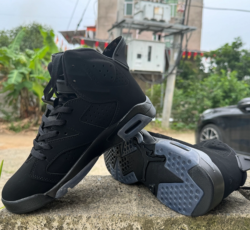 Air Jordan 6 Triple Black Shoes Sneakers