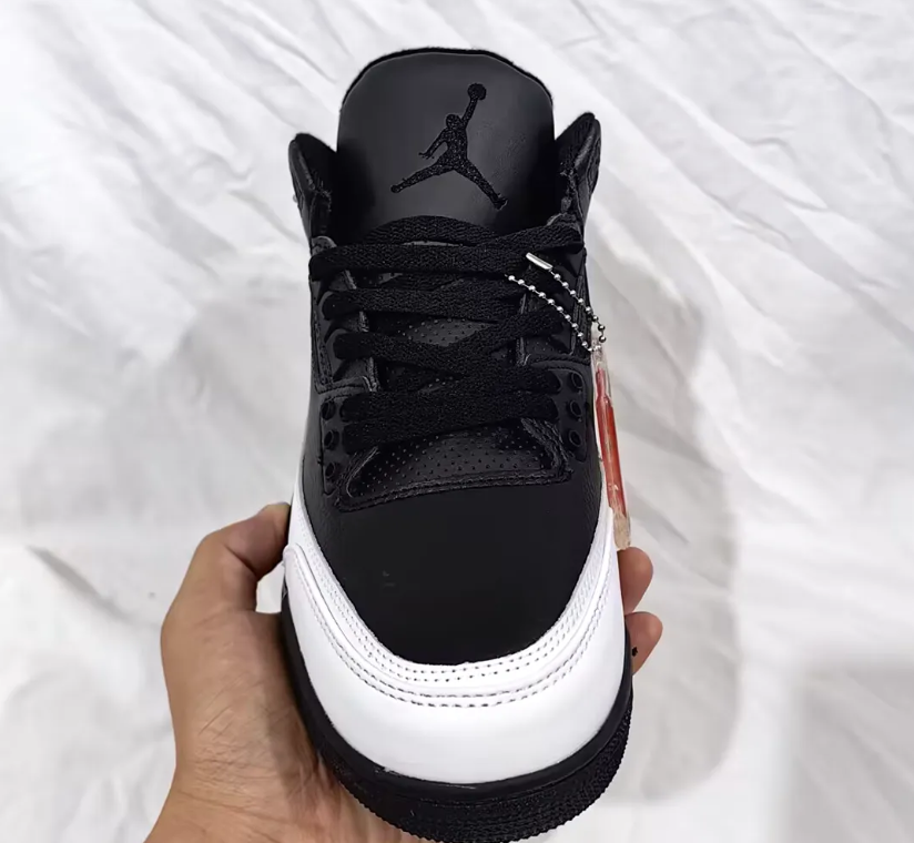 Fragment x AJ 3 Black White Sample Shoes Sneakers