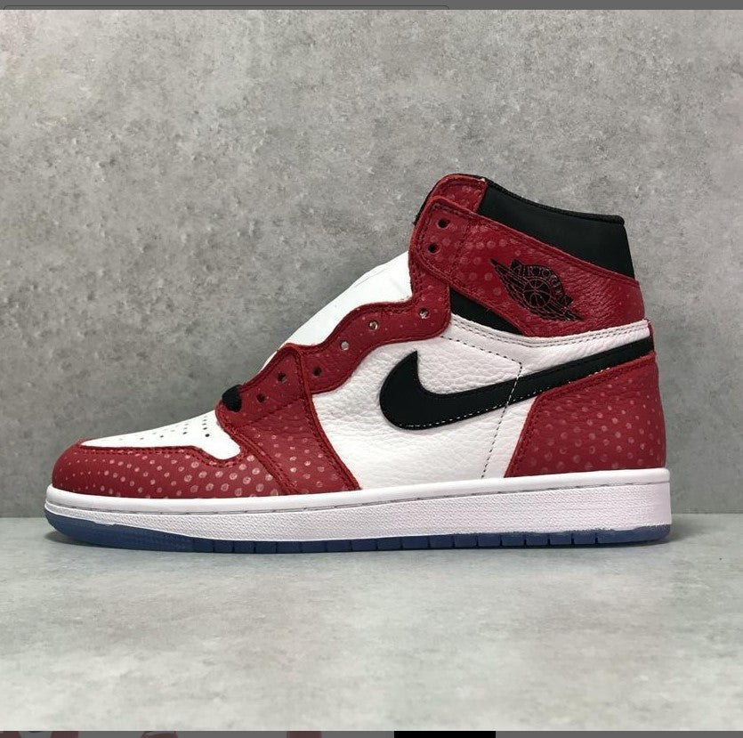 Air Jordan 1 Retro High Spider-Man Origin Story Shoes Sneakers