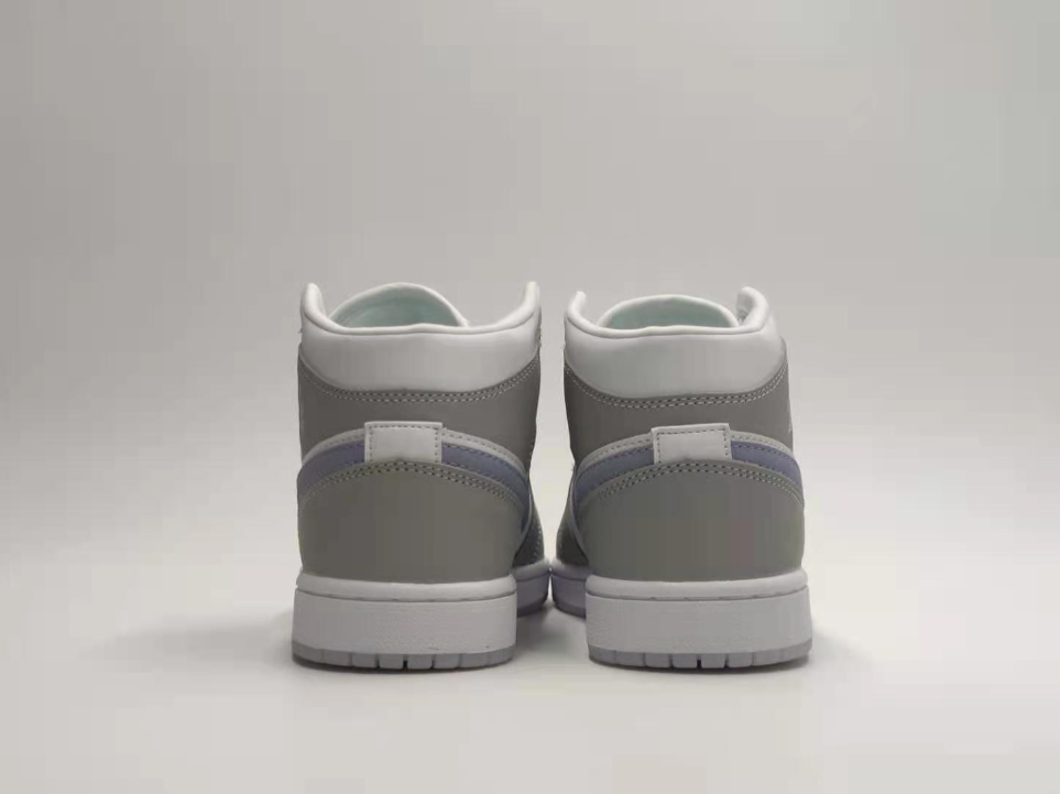 Air Jordan 1 Mid White Wolf Grey Blue