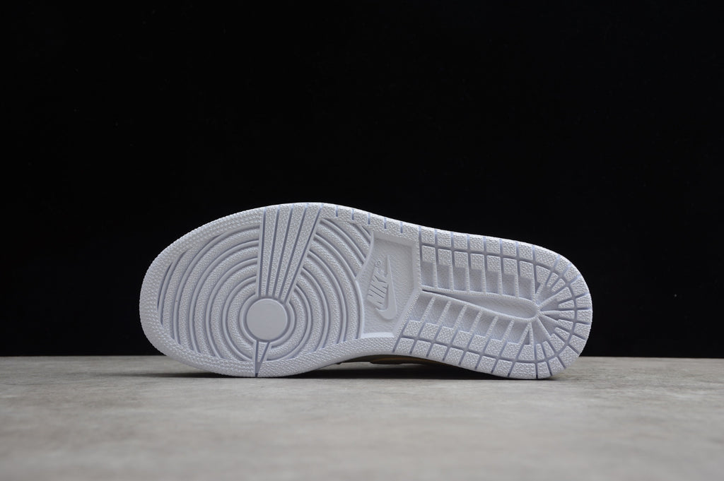 Air Jordan 1 Mid Goose Feather Yellow Lemon