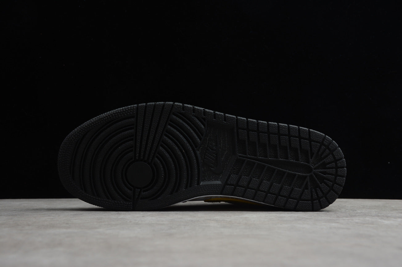 Air Jordan 1 Low Top White and Yellow Palm Leaf