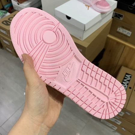 Air Jordan 1 Mid White Pink Foam