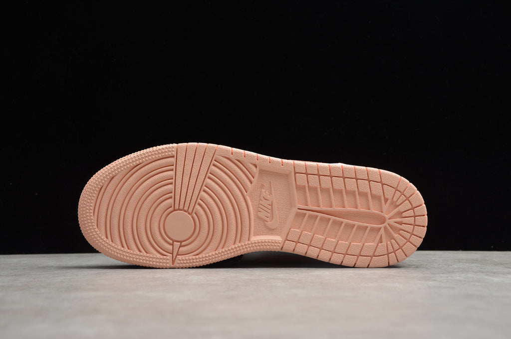 Air Jordan 1 Mid Black Crimson Tint