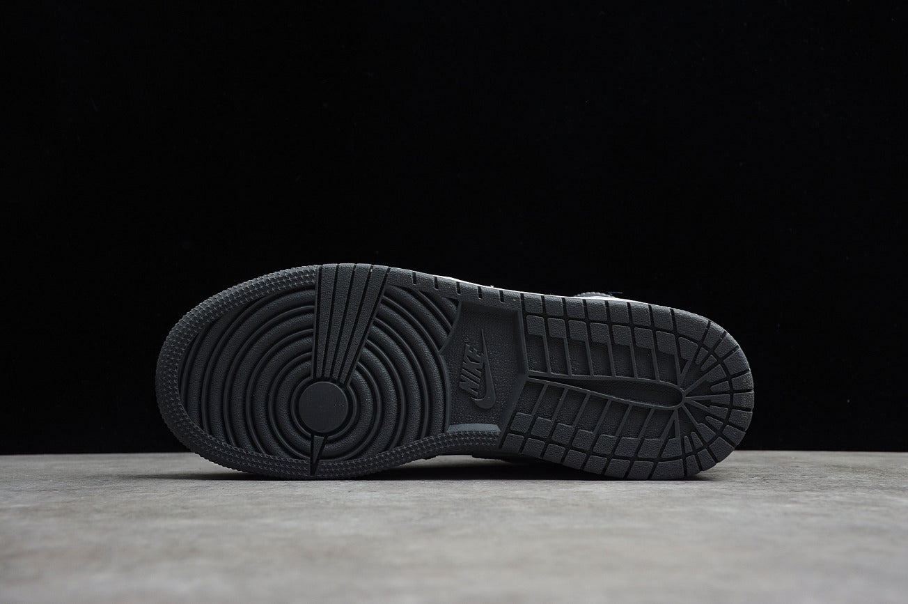 Air Jordan 1 Mid Grey Black White