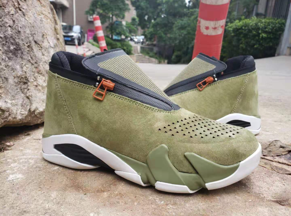Air Jordan 14 Jumpman Z Olive Green