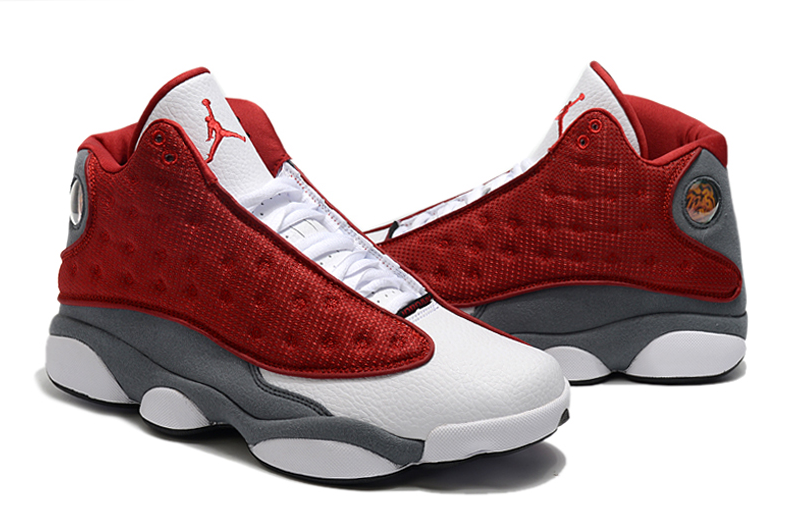 Air Jordan 13 Wine Red Grey