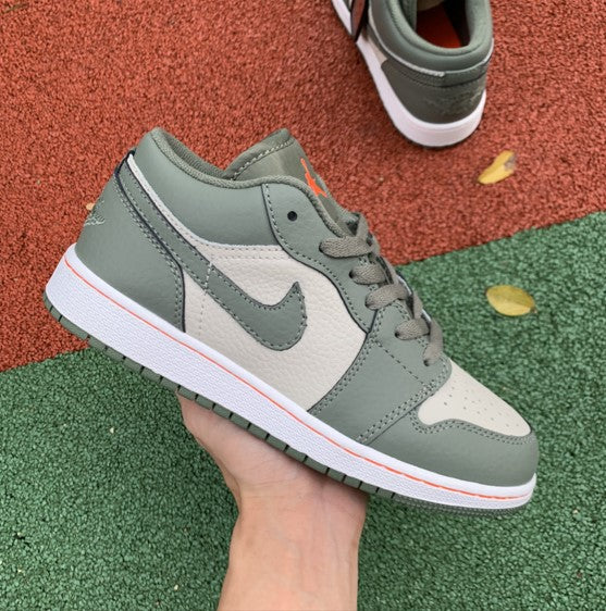 Air Jordan 1 Low Gray Green
