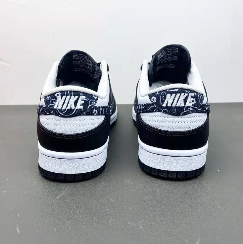 Dunk Low Black Paisley Shoes Sneakers