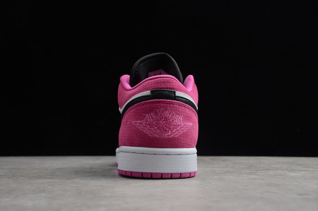 Air Jordan 1 Low Black Active Fuchsia