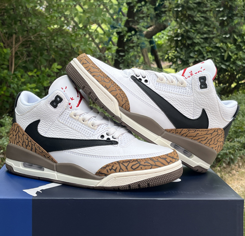 Air Jordan 3 x Travis Scott Palomino Shoes Sneakers