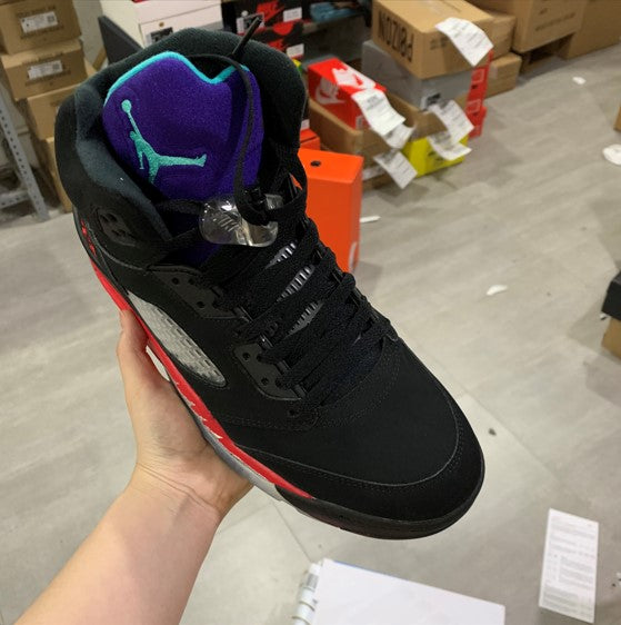 Air Jordan 5 Black Purple Grape