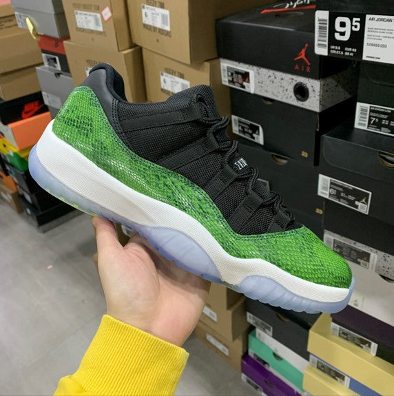 Air Jordan 11 Green Snakeskin