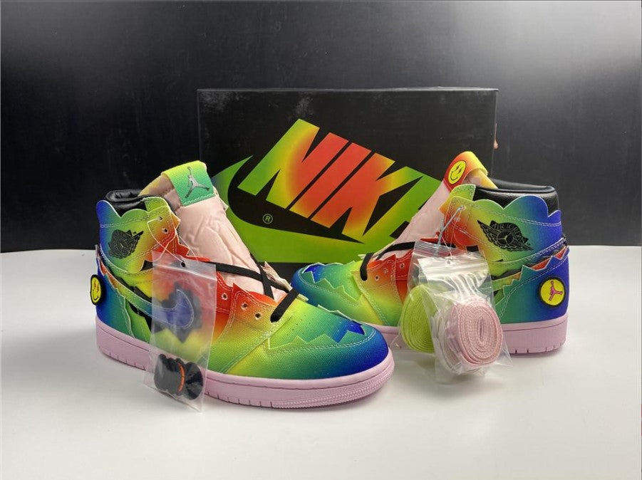 Balvin x Air Jordan 1 High OG Multi Shoes Sneakers