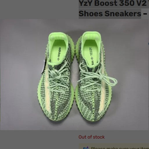 Yeezy Boost 350 V2 Yeezreel (Reflective) Shoes Sneakers