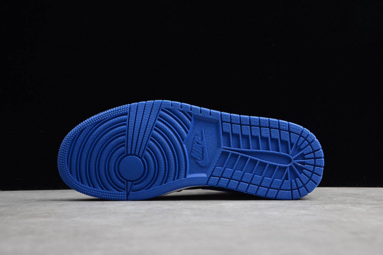 Air Jordan 1 Mid 'Black Hyper Royal'