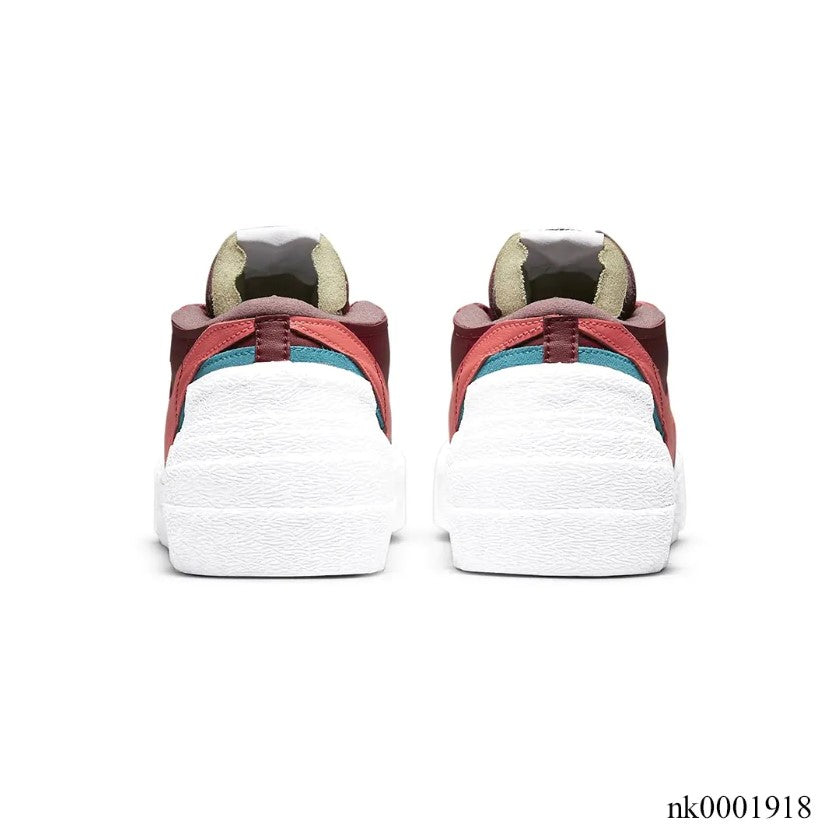 Sacai x KAWS x Blazer Low Team Red Shoes Sneakers