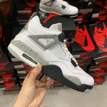Air Jordan 4 White Cement