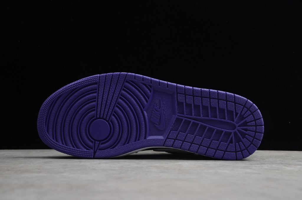 Air Jordan 1 Low Top Purple Black