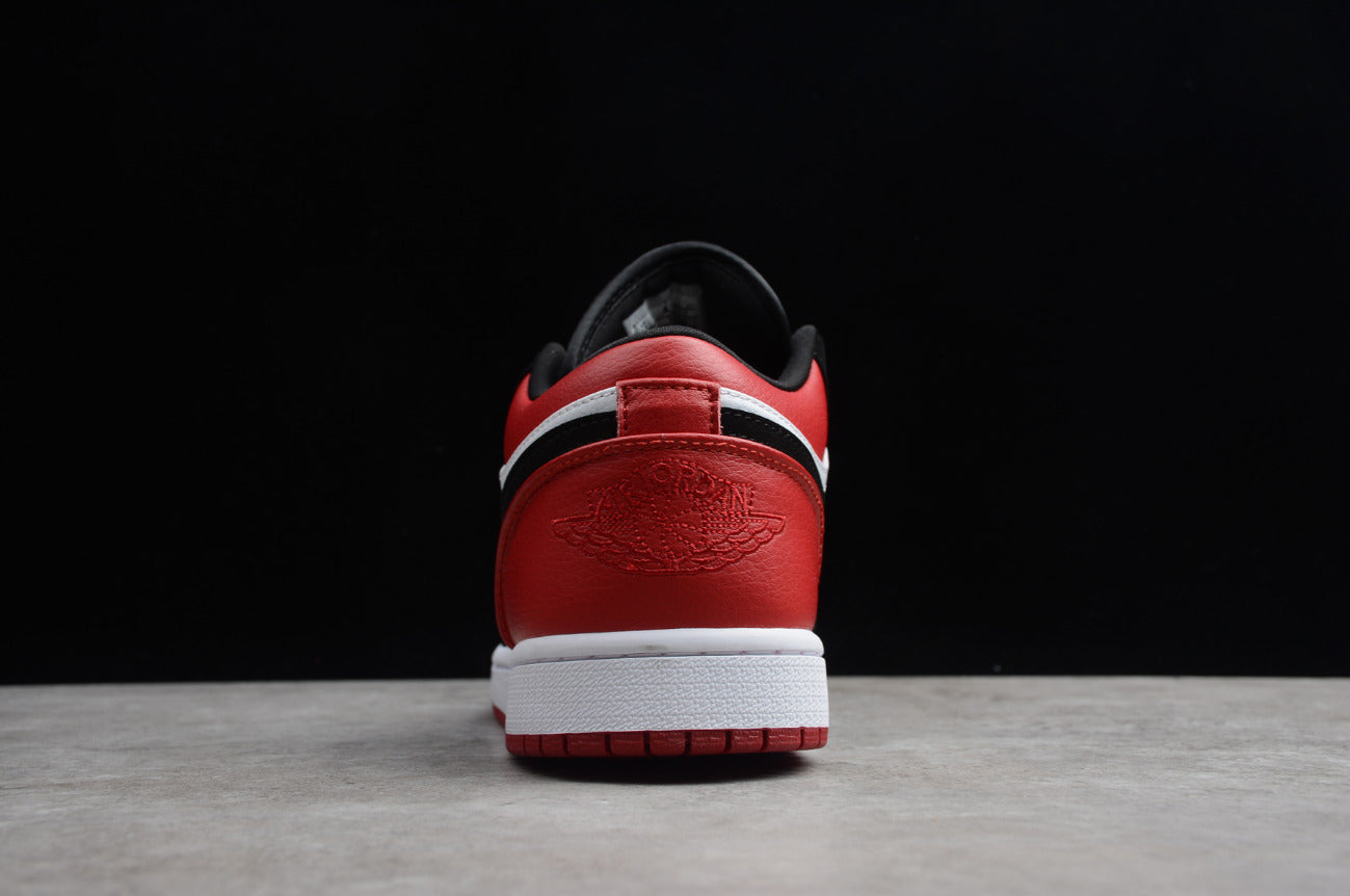 Air Jordan 1 Low Black And White Red