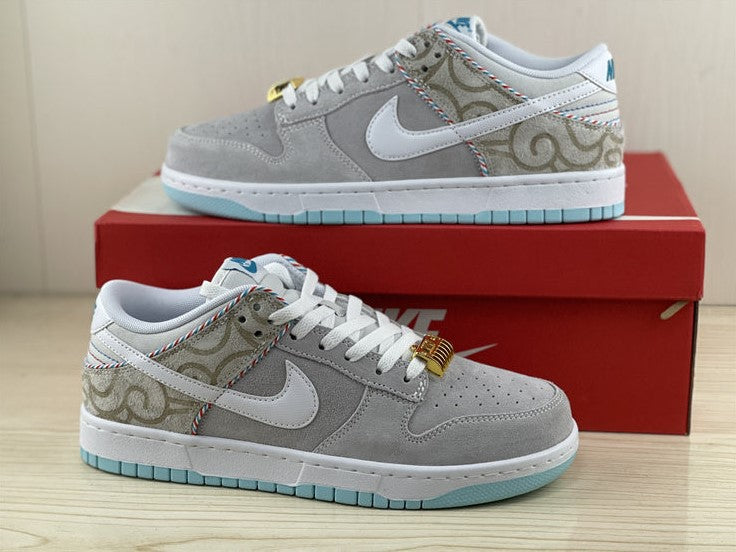 Dunk Low Barbershop Grey Shoes Sneakers