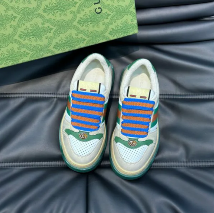 GG Screener Sneaker ‘Off White Green Red’ Shoes Sneakers
