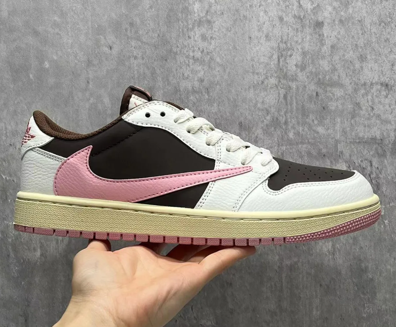 Travis Scott x AJ 1 Low Dark Pony Shoes Sneakers