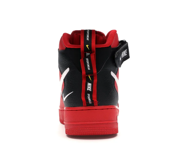 Air Force 1 Mid Utility University Red Shoes Sneakers