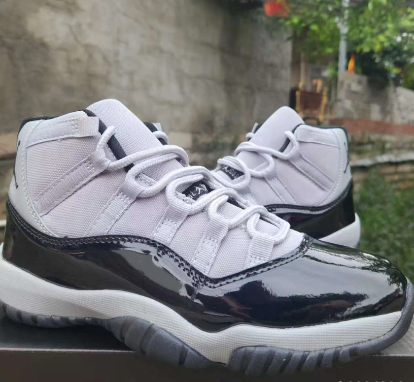 Air Jordan 11 Grey Black Shoes Sneakers