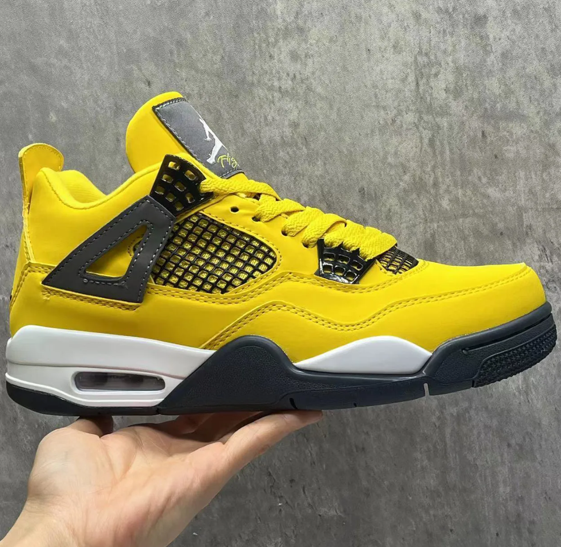 Air Jordan 4 Retro Lightning 2021 Shoes Sneakers