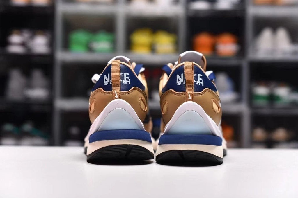 Sacai x VaporWaffle Sesame Blue Void Shoes Sneakers