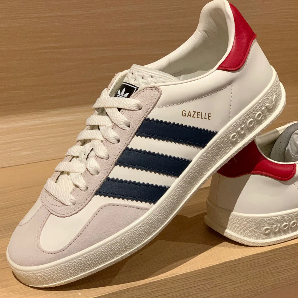 GG x AD Gazelle ‘White’ Shoes Sneakers