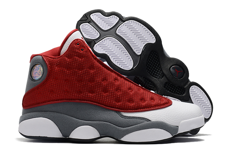 Air Jordan 13 Wine Red Grey