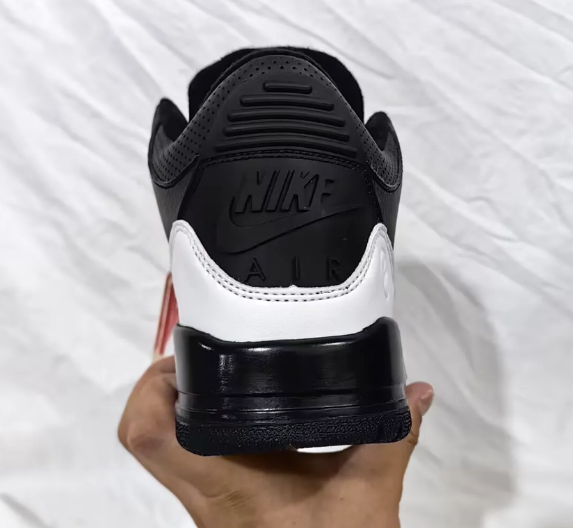 Fragment x AJ 3 Black White Sample Shoes Sneakers
