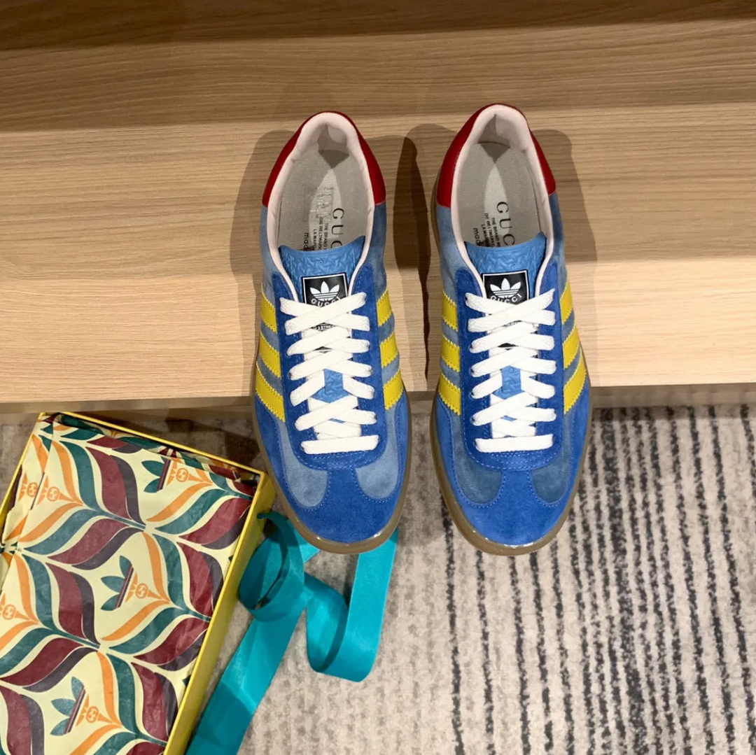 GG x AD Gazelle ‘Light Blue Suede’ Shoes Sneakers – nk0004919