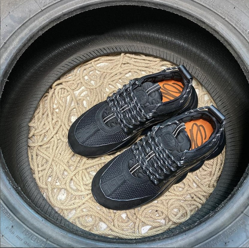 Chain Reaction Full Black Shoes Sneakers 2