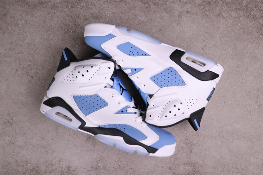 Air Jordan 6 Retro UNC White Carolina Blue