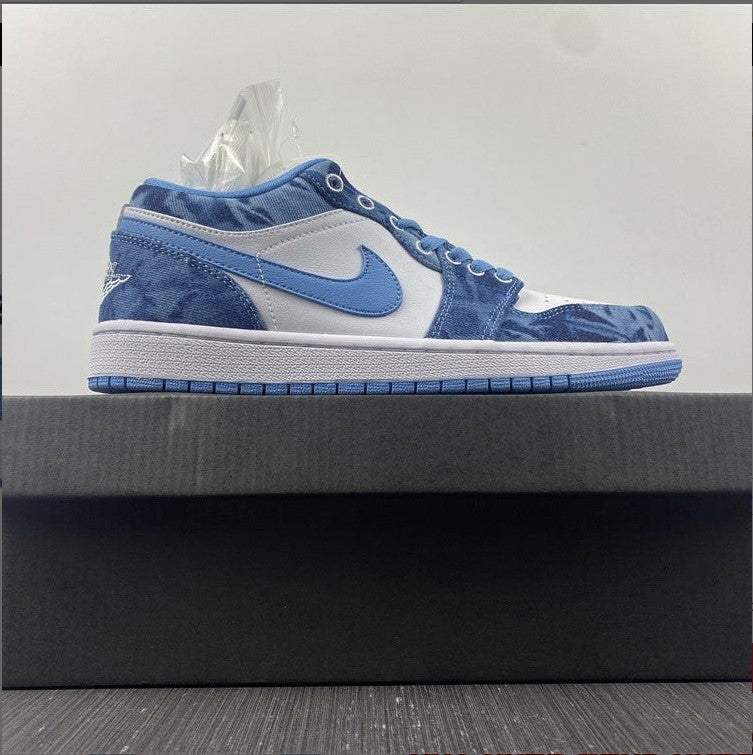 Air Jordan 1 Low Washed Denim Shoes Sneakers