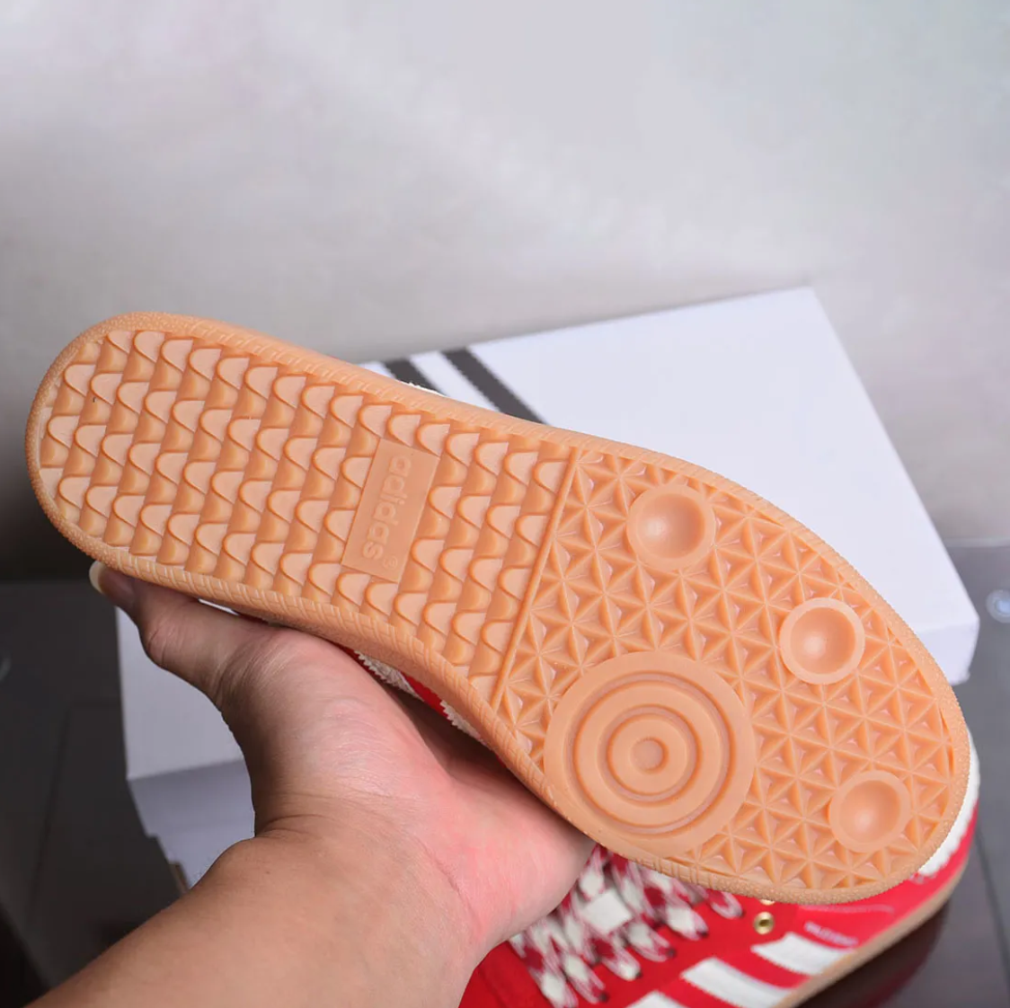 Wales Bonner x AD Samba ScarletShoes Sneakers