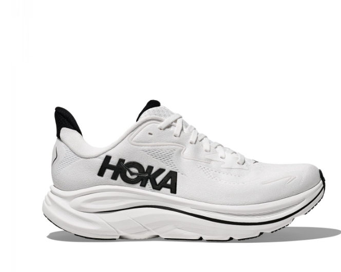 Hoka One One Clifton 10 White Black 1162030-WBLC
