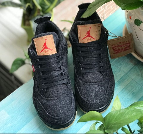 Air Jordan 4 Black Gray