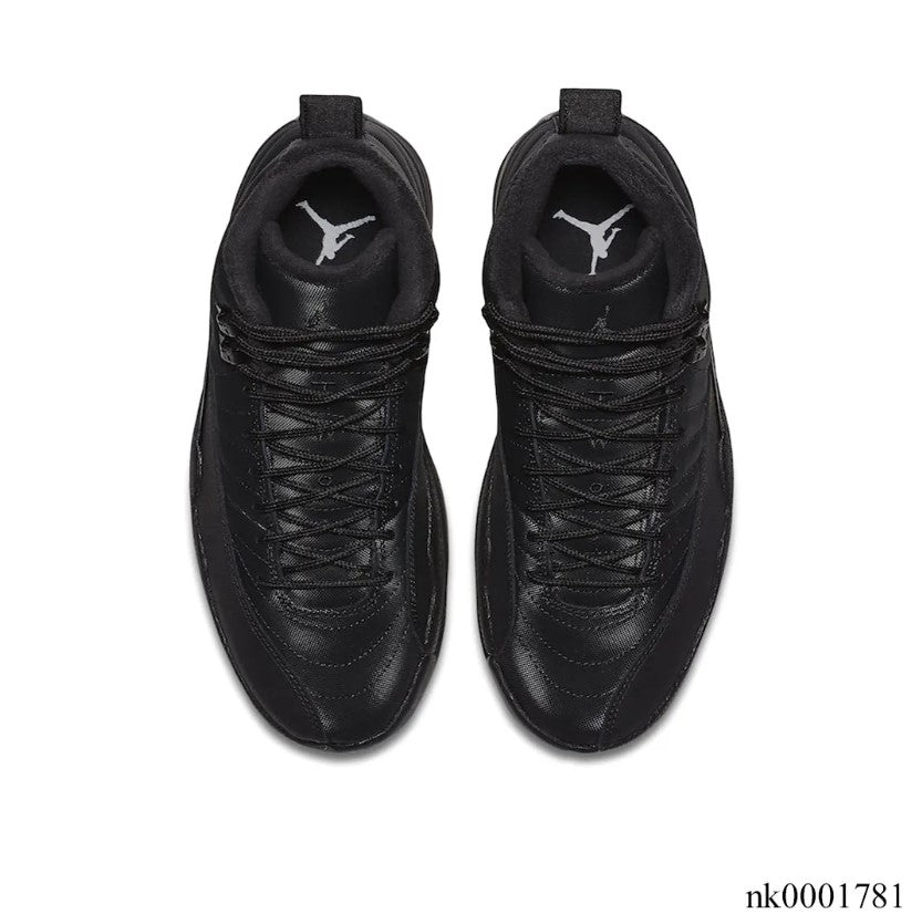 Air Jordan 12 Retro Winterized Triple Black Shoes Sneakers