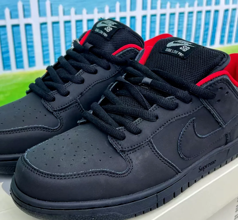 SUP x Dunk Low SB Black Shoes Sneakers