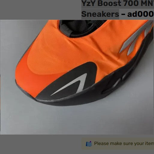 Yeezy Boost 700 MNVN Orange Shoes Sneakers