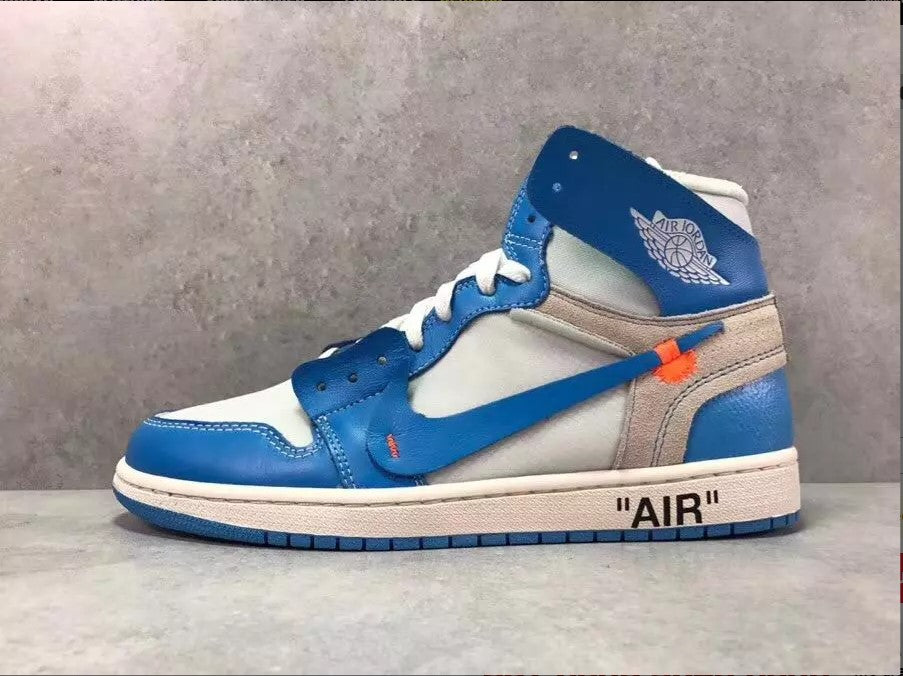 Off-White x Air Jordan 1 High OG UNC Shoes Sneakers