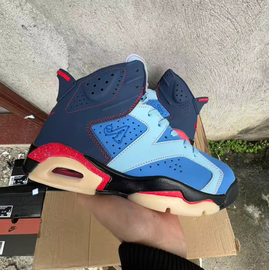 Awake NY x Air Jordan 6 Midnight Navy Shoes Sneakers
