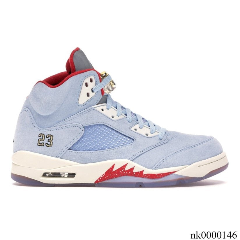 Air Jordan 5 Retro Trophy Room Ice Blue Shoes Sneakers